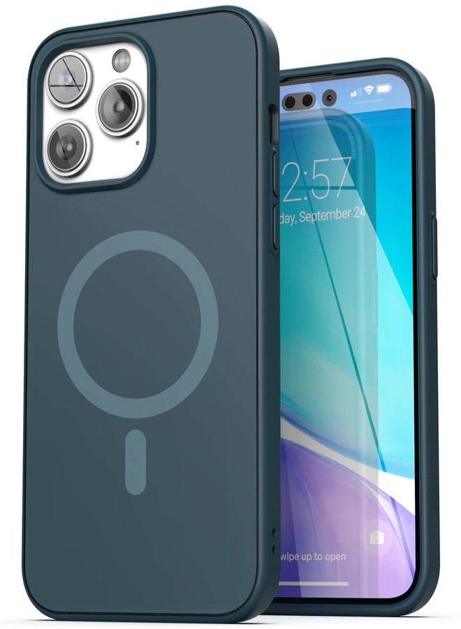 Encased MAG SlimShield Designed for iPhone 14 Pro Max Belt Case with Holster Clip - Compatible with MagSafe (Blue) - Image 5