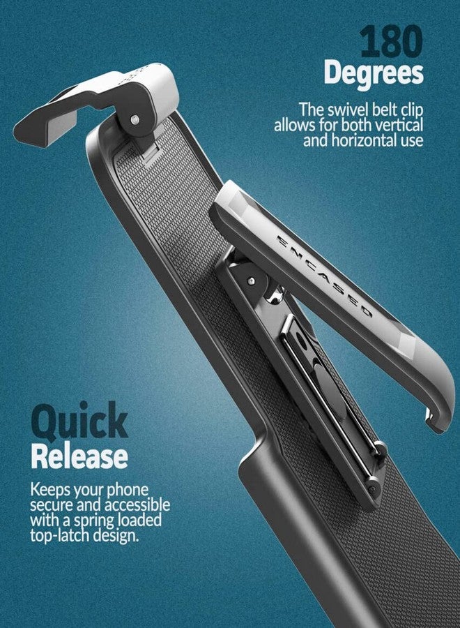 Encased MAG SlimShield Designed for iPhone 14 Pro Max Belt Case with Holster Clip - Compatible with MagSafe (Blue) - Image 2