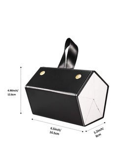 Arabest Sunglass Eyeglass Organizer Collector 5 slot PU Eyeglasses Storage Case Box Multiple Hanging Eyewear Display  - Image 2