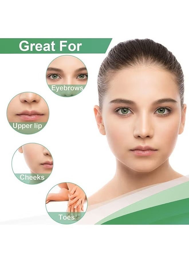 روزينو مجموعة إزالة الشعر السريعة والغير مؤلمة من شرائط الشمع الهلامية سهلة الاستخدام للوجه والحاجبين - Image 3