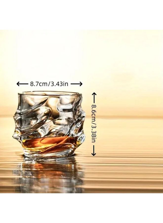 4pcs Old Fashioned Whiskey Glasses Japanese Crystal Scotch Snifter for Bourbon Cocktail - Image 4