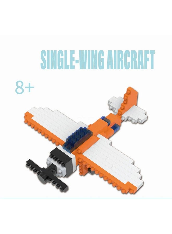 SUPER TOY 168Pc Airplane Building Blocks Aircraft Toy for Kids Jet Plane 3D Building Brick Puzzle Kit Aeroplane Making STEM Learning Toy Birthday Gift for Boys and Girls 6-15 Years - Image 2