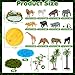 Rileryan 20 PCS Wild Jungle Rainforest Animals Diorama Supplies Kit Mini Safari African Animal Diorama Forest Zoo Plastic Animals Figurines Accessories Home Decor - Image 4