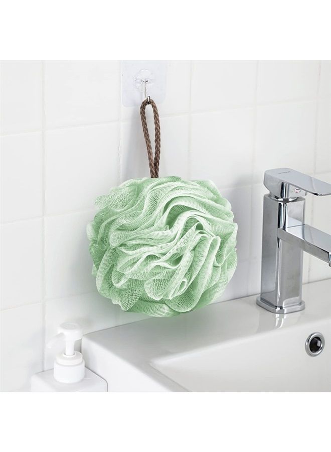 Fu Store Bath Sponges Shower Loofahs 50g Mesh Balls Sponge for Body Wash Bathroom Men Women - 4 Pack Scrubber Cleaning Loofah (50g Multi Color) - Image 3