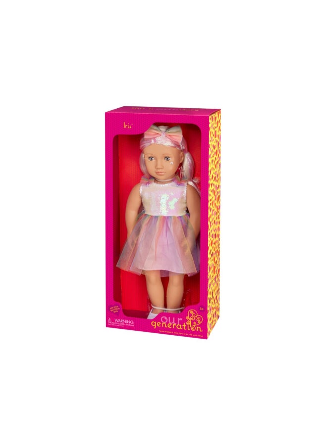 Our Generation Iris Fashionable and Fun Doll in Unicorn Outfit Multicolor 18 Inch BOGBD31503Z - Image 5