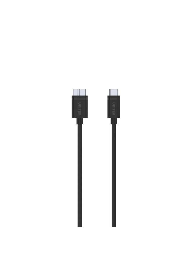 UNITEK USB-C to Micro USB 3.0 Cable, Type-C to Micro-B Fast Charging & 5Gbps Data Sync Cable with Reversible USB-C Connector, Compatible with External Hard Drives & Devices - Image 2