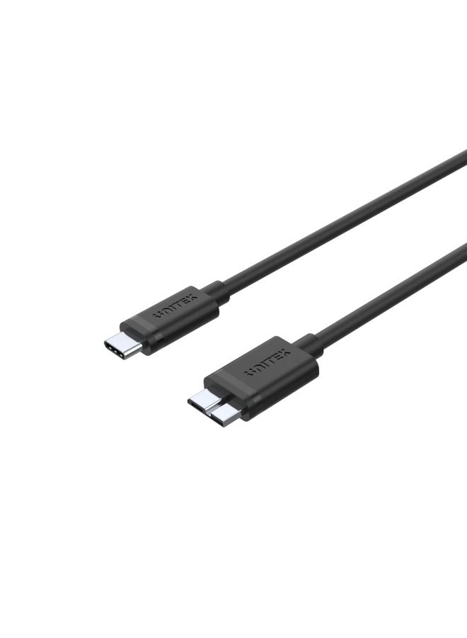 UNITEK USB-C to Micro USB 3.0 Cable, Type-C to Micro-B Fast Charging & 5Gbps Data Sync Cable with Reversible USB-C Connector, Compatible with External Hard Drives & Devices - Image 3