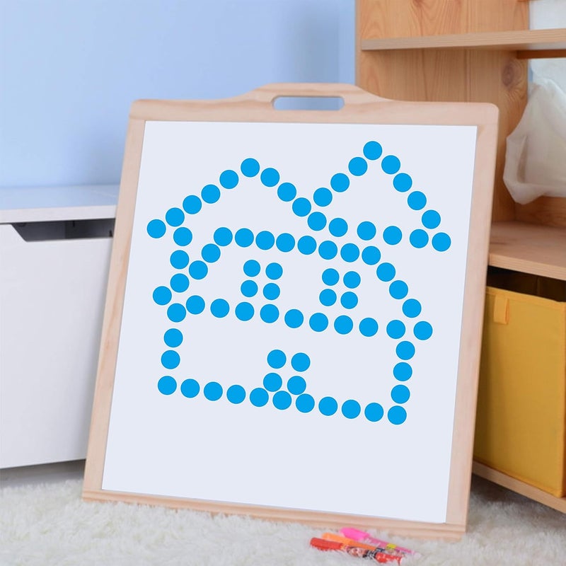 PARLAIM 1050 PCS 3/4 Inch Round Color-Code Dot Stickers, Color Coded Circle Stickers for Classroom, Office (Blue) - Image 4