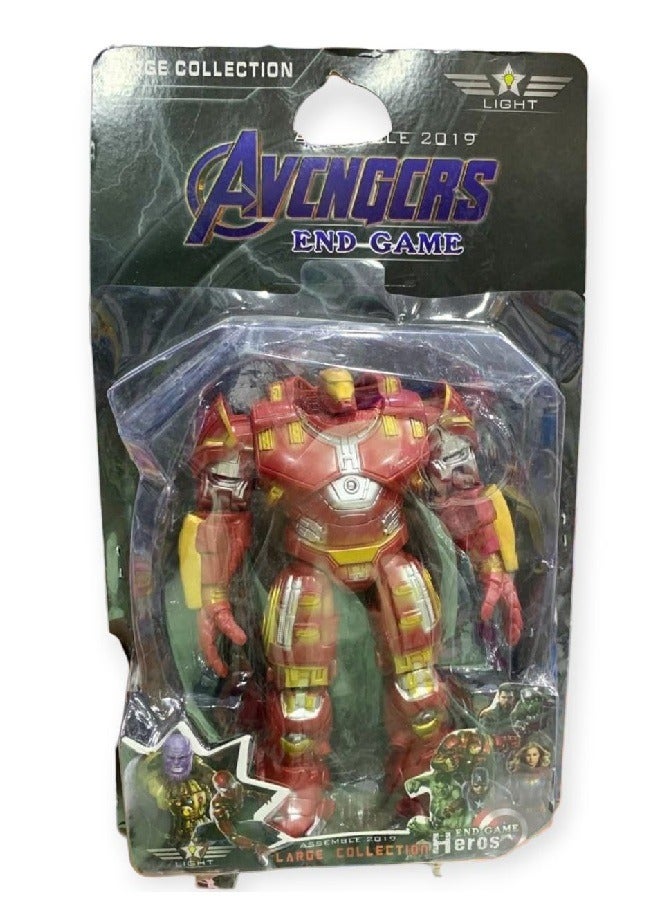 AVENGERS Iron Man Action Figure  Hero Toy Set - Superhero Action Figure with Lights - Best Gift for Boys - Image 2