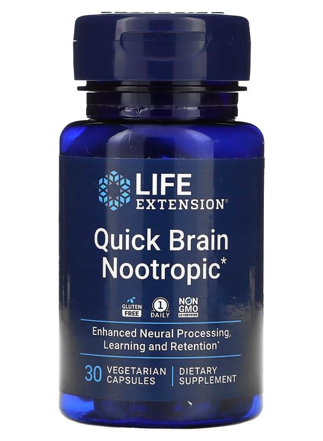 كويك برين نوتروبيك 30 كبسولة نباتية