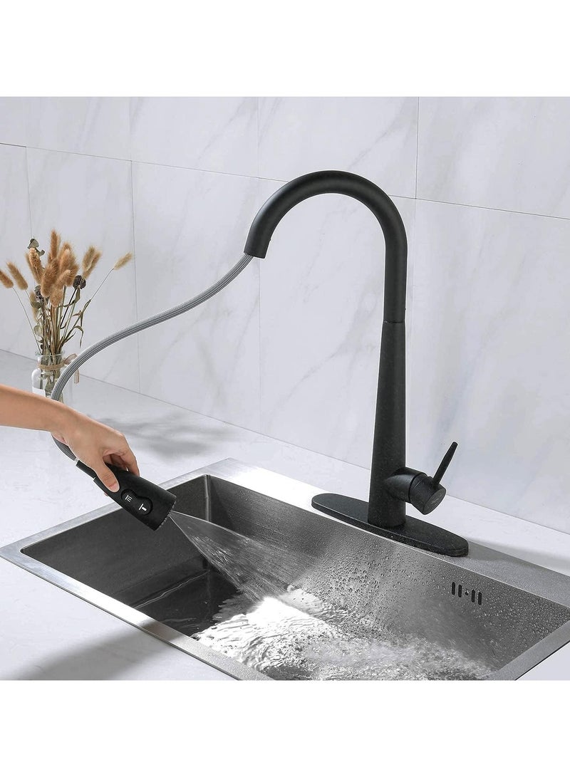 AROAQ 3 Modes Kitchen Sink Faucet Single Handle Kitchen Faucets with Pull Down Sprayer Stainless Steel Faucet for Kitchen Sink - Image 4