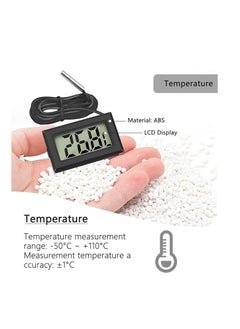 Relax Smart 4Pcs Digital LCD Refrigerator Thermometer Black  - Image 3