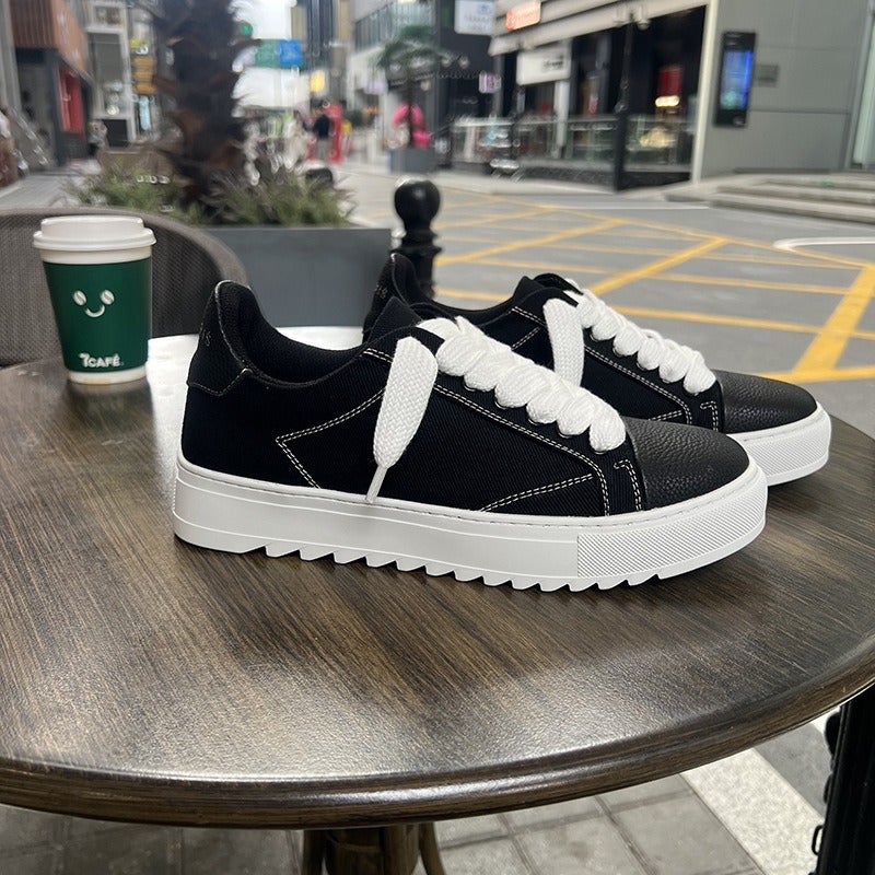 High Quality Numeris Men's Fashion Trendy Ripped Canvas Shoes Casual Couple Skate Shoes