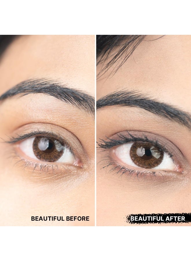 So True Sotrue Dark Spell 2-in-1 Prolong & Volumizing Mascara | Waterproof, Smudge-Proof & Long-Lasting | Intense Black Pigment with Panthenol & Biotin | 15ml - Image 3