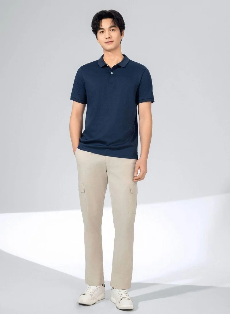 GIORDANO Men's Slim Fit Liquid Touch Polo