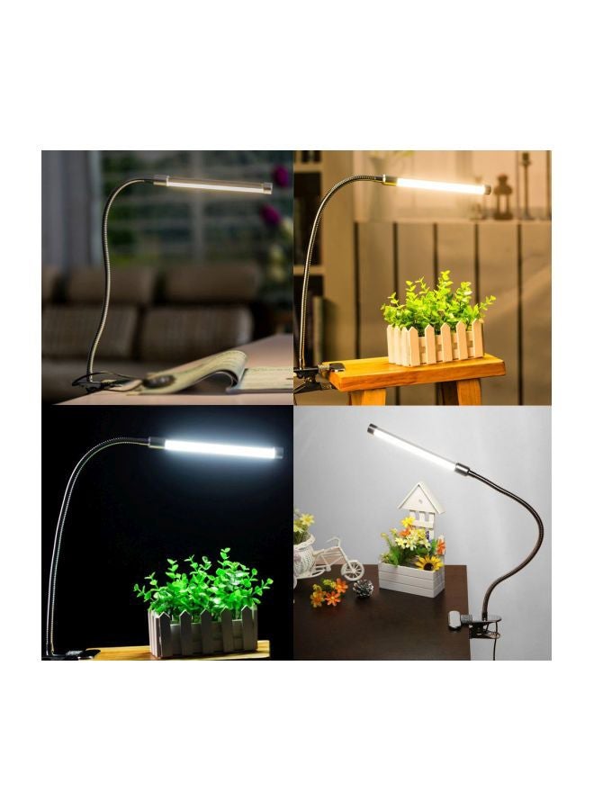 NIBEMINENT Adjustable LED Table Lamp White - Image 3