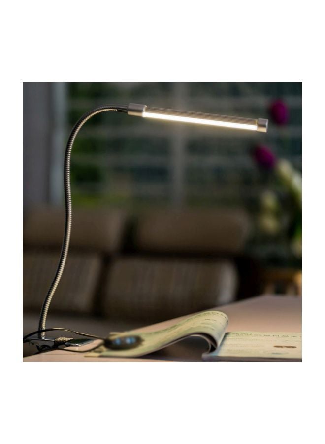 NIBEMINENT Adjustable LED Table Lamp White - Image 4