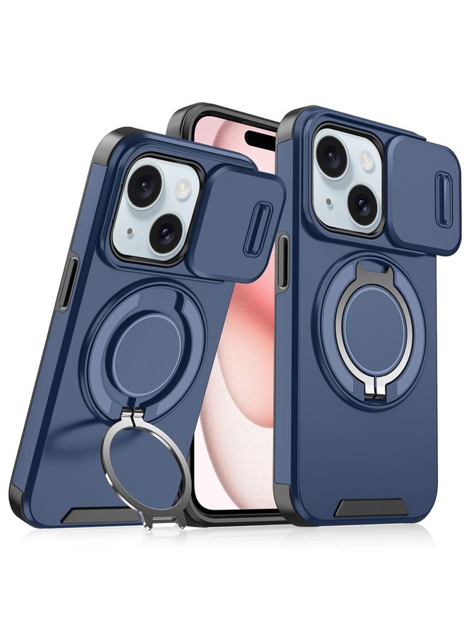 إيروريكس جراب لهاتف iPhone 15 Plus مزود بحلقة منزلق وحامل كاميرا - Image 1