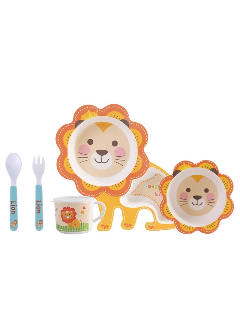 Arabest 5-Piece Cartoon Dinnerware Set  - Image 1