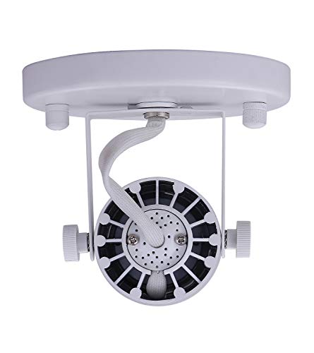 CLOUDY BAY LED Flush Mount Ceiling Spot Light,CRI90+ 8W 600lm 3000K Warm White Dimmable,Adjustable Tilt Angle Ceiling Light Fixture,White Finish - Image 4