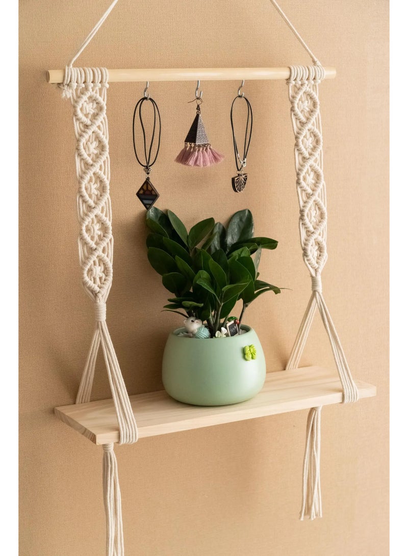 انتيكيانو رف حائط خشبي - Image 2