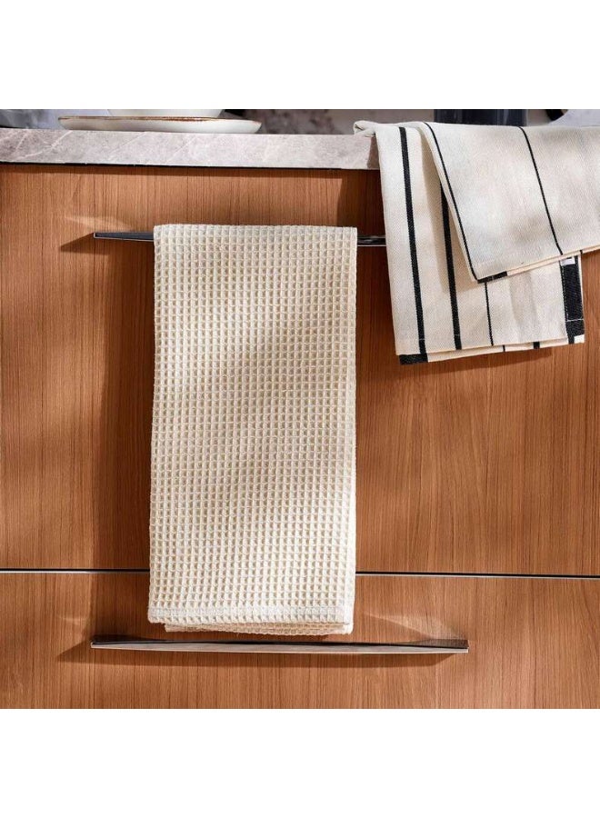 Pan Home طقم مناشف مطبخ نايرا المخططة - أسود - Image 1