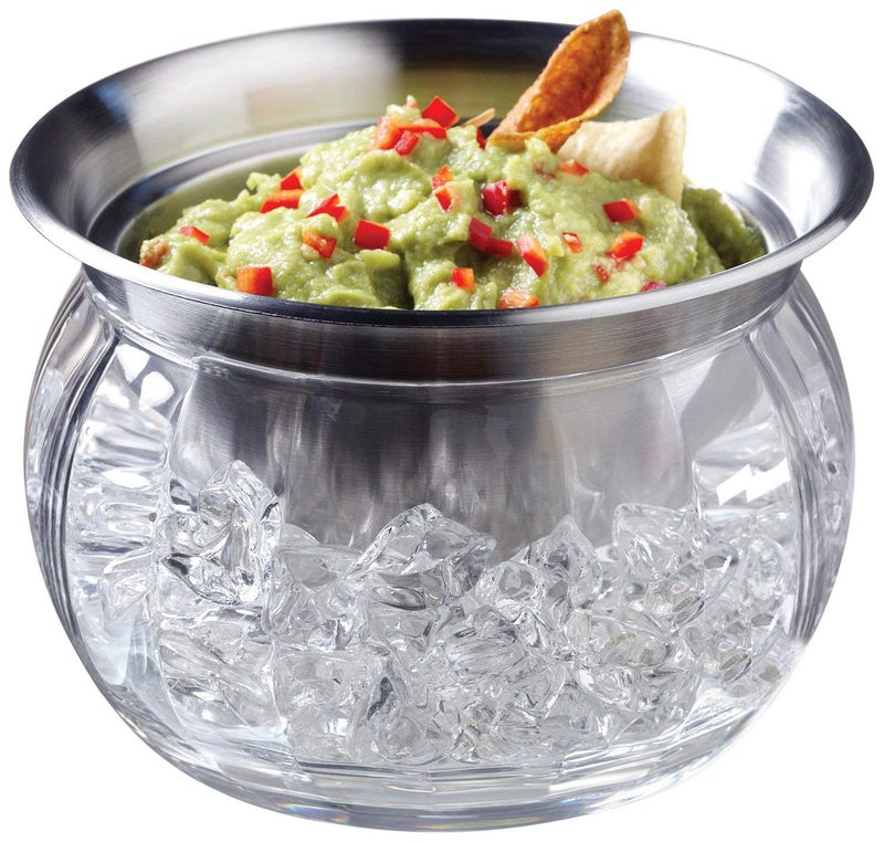PRODYNE Prodyne Iced Dip-On-Ice Stainless-Steel Serving Bowl 22oz  - Image 1