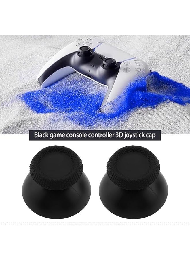 2 Pieces Controller Analog Stick Thumbstick Grips Replacement – Compatible with PS5 DualSense – Anti-Slip Joystick Caps - Image 1