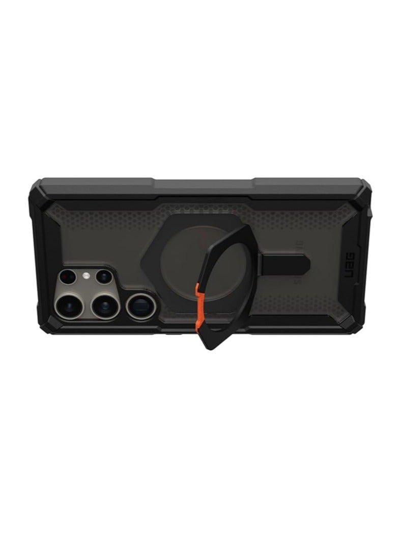 Compatible with Samsung Galaxy S25 Ultra Phone Case with Magnetic Charging  Stand Lens Protection Drop Resistant Phone Case - Image 2