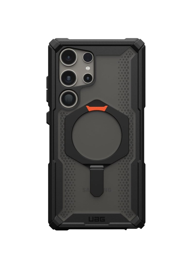 Compatible with Samsung Galaxy S25 Ultra Phone Case with Magnetic Charging  Stand Lens Protection Drop Resistant Phone Case - Image 3