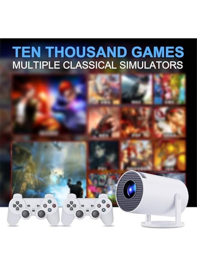 Topleo M300 Max Game Projector, Projector And Game With 2 Wireless Controllers Game Projector with Controllers, Projector, M300 Max Video Game Projector, P30 Max Projector and Game - Image 3