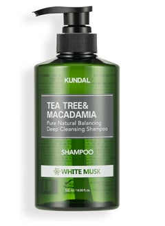 Kundal Tea Tree & Macadamia Deep Cleansing Shampoo 500ml - White Musk