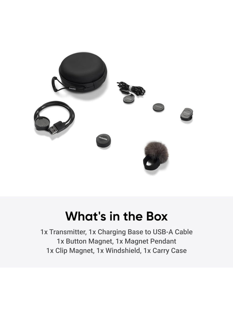 Insta360 Mic Air Transmitter, 7.9g Ultralight, Wireless Microphone, Noise Cancelling, Vlog, Streaming, Compatible X5/X4/Ace Pro 2/GO Ultra - Image 3