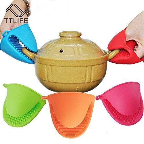 MEZON Mezons Heat Resistant Silicone Insulated Microwave Oven Hand Clip Glove Pot Holder 1 Pcs  - Image 5