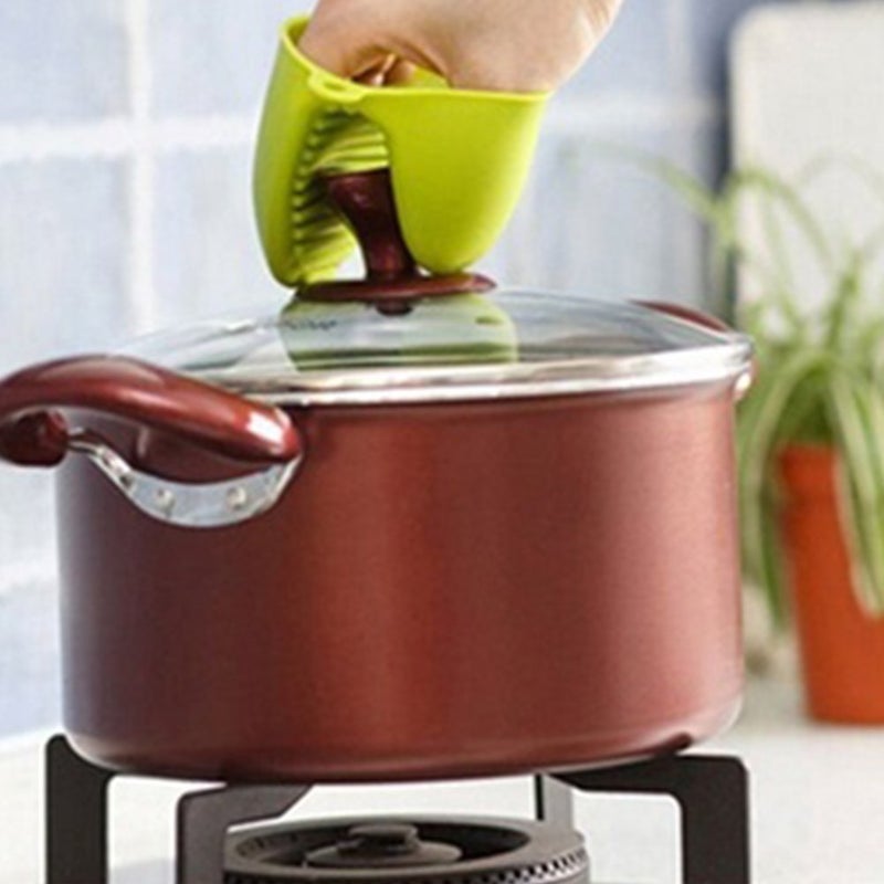 MEZON Mezons Heat Resistant Silicone Insulated Microwave Oven Hand Clip Glove Pot Holder 1 Pcs  - Image 3