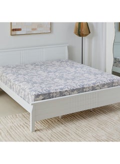 Home Box Aurora Heya Printed Cotton King Fitted Sheet 200 x 33 x 180 cm  - Image 1
