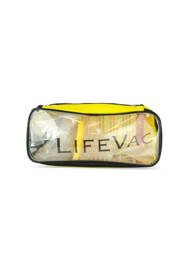 LifeVac - LifeVac Yellow Travel Kit - Portable Suction Rescue Device, First Aid Kit for Kids and Adults, Portable Airway Suction Device for Children and Adults - Image 1