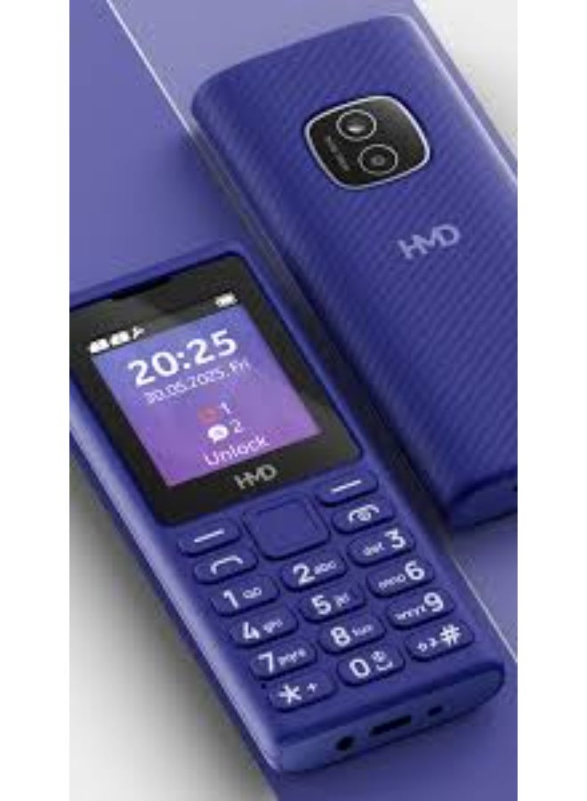 HMD 102 4G Dual SIM Feature Phone with Wireless FM, USB Type-C & Long Battery Life – Dark Blue - Image 1