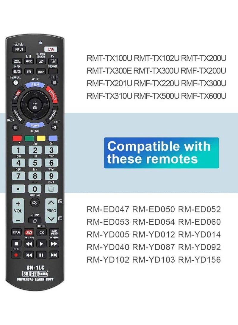 Universal Remote Control SN-1L Compatible Replacement for Sony TV/3D/ LCD/LED/Smart/BRAVIA/Learn/You Tube/Netflix - Image 4