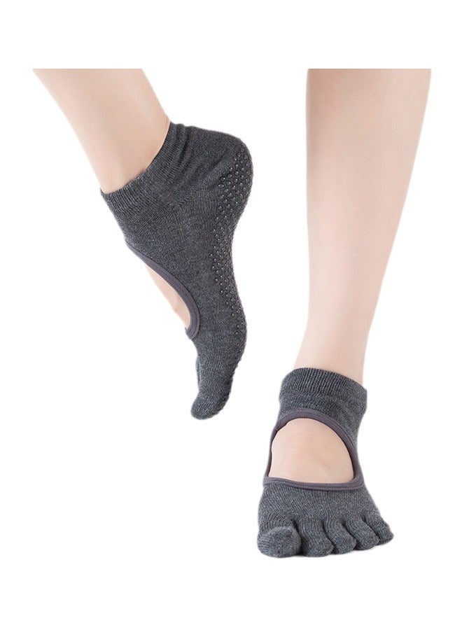 Generic Anti-Skid Breathable Fitness Yoga Socks - Image 1