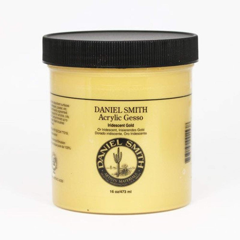 Daniel Smith Acrylic Gesso 16oz Jar Iridescent Gold 284040003
