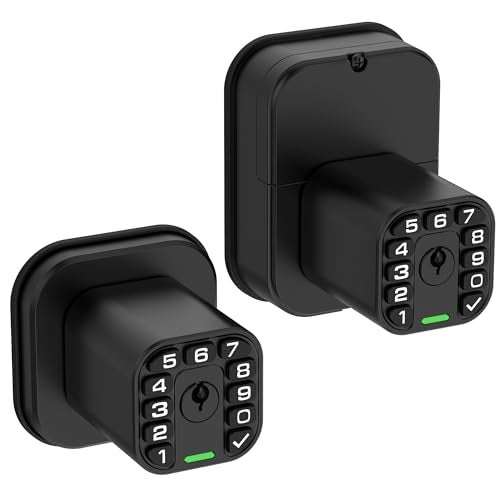 Richelock IU52 Double-Sided Keypad Door Lock, All-Weather, Fully Waterproof Keyless Entry with Dual-Sided Programmable Codes, Same Key Both Sides for Outdoor, Indoor, Gate & Fence - Image 1