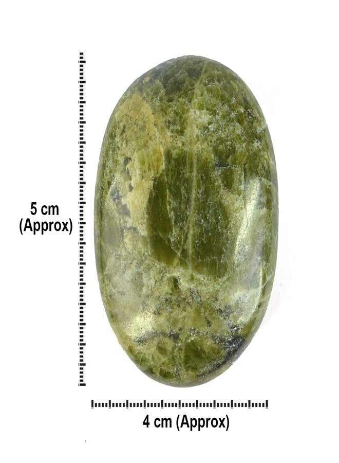 Crystu Natural Serpentine Palm Stone for Relaxation, Meditation and Crystal Healing Gemstones Big Size 5 CM - Image 4