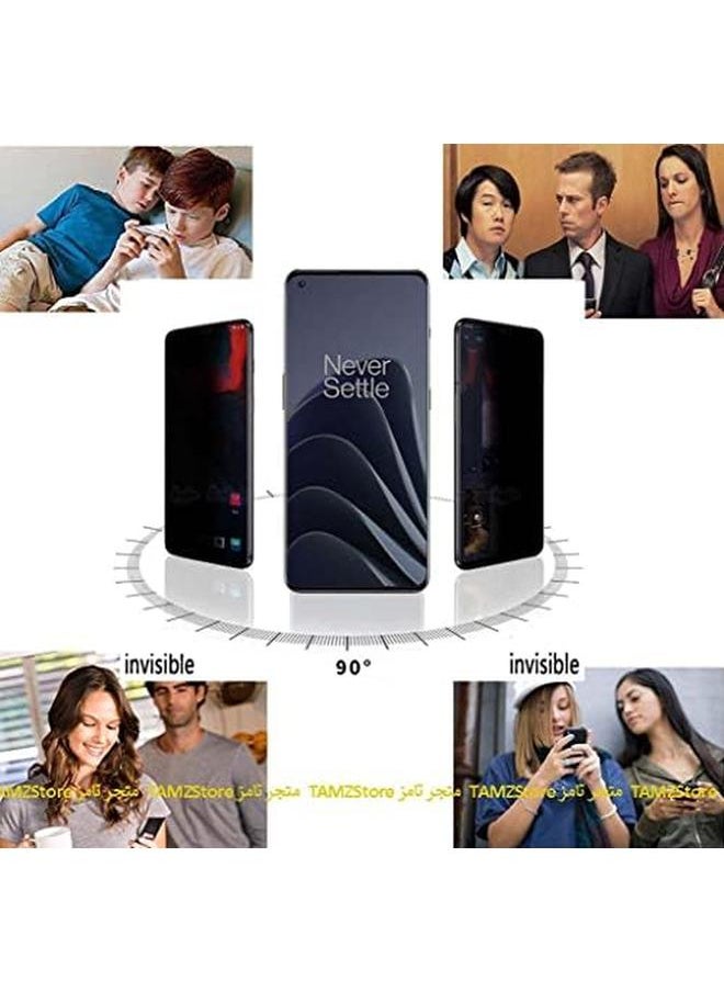 Privacy Screen Protector Full Anti Spy Flexible Adhesive Sticker Precision Touch 3D Curved Edge Nano Shield Movie For Oneplus 10 Pro