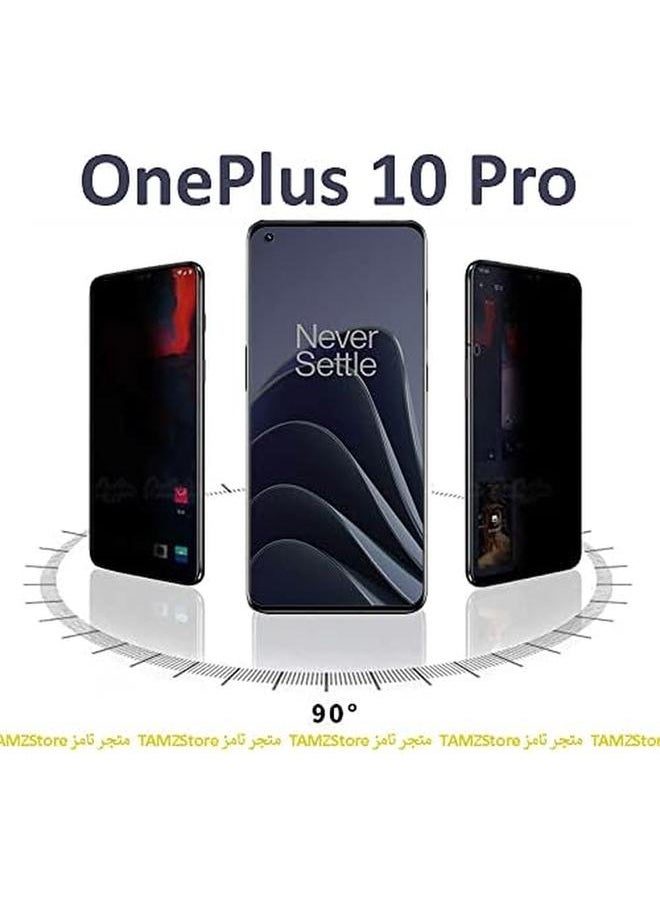 Privacy Screen Protector Full Anti Spy Flexible Adhesive Sticker Precision Touch 3D Curved Edge Nano Shield Movie For Oneplus 10 Pro