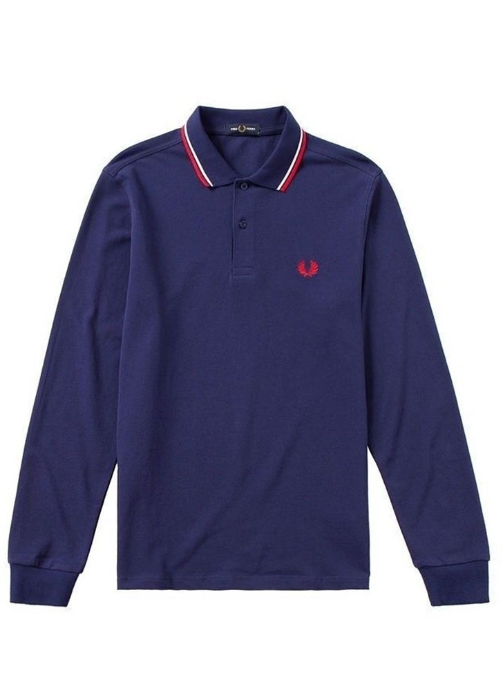 FRED PERRY Essential Logo Printed Polo Shirt  - Image 1
