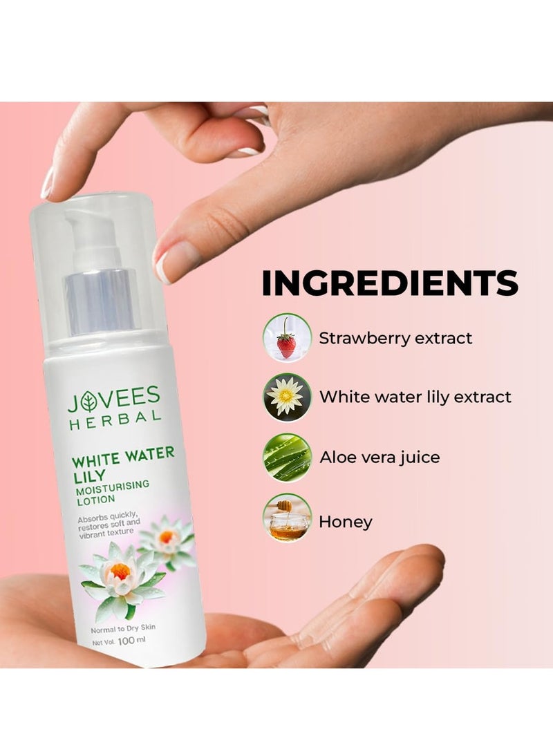 Jovees Herbal White Water Lily Moisturizing Lotion 200ML - Image 4