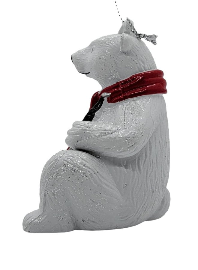 كورت أدلر زينة على شكل دب قطبي من كوكاكولا من تصميم كورت أدلر مع علبة من 6 زجاجات - Image 4