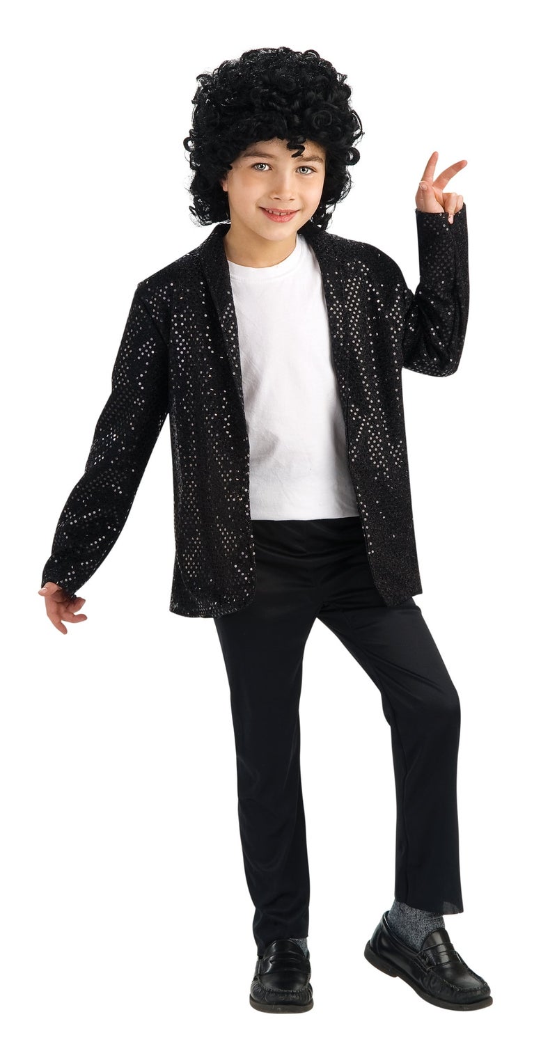 Rubies Childs Michael Jackson Deluxe Billie Jean Sequin Jacket Costume Large