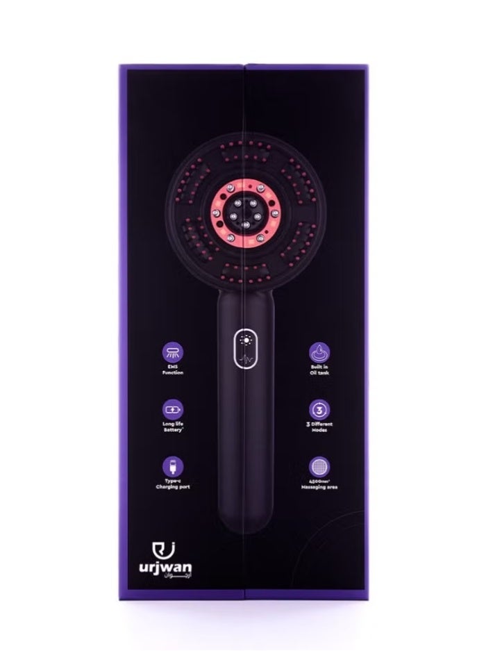 Urjwan Hair Massager, Portable Smart Scalp Hairbrush, Multifunctional 3-in-1 Electric Scalp Massage Comb, Head Massager - Image 5